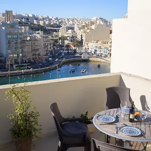 Stylish St.julians Penthouse With Terrace In The Centre With Seaviews San Giuliano